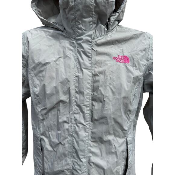 The North Face Hyvent Pink Ribbon Resolve Jacket Women's S Gray Breast Cancer - Picture 3 of 6